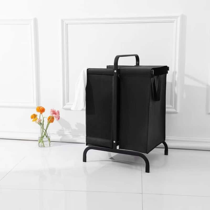 110L 2-Tier Laundry Hamper Large Oxford Clothes Basket Sorter