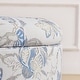 preview thumbnail 42 of 64, Tufted Large Round Storage Ottoman Footrest Beige/ Grey/ Blue