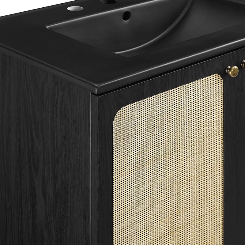 Chaucer Bathroom Vanity with Black Basin Included