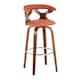 Option Orange Fabric/Walnut/Chrome