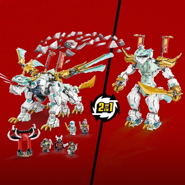 yuki Amazon.com: LEGO 71786 NINJAGO Zane's Ice Dragon 2 in 1