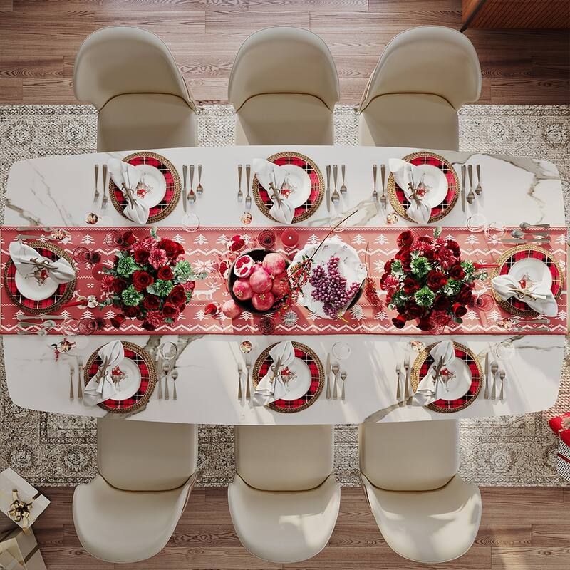 63"-94" Hobart Modern Dining Table with Rectangular Sintered Stone Tabletop and Carbon Steel Leg for 4-10