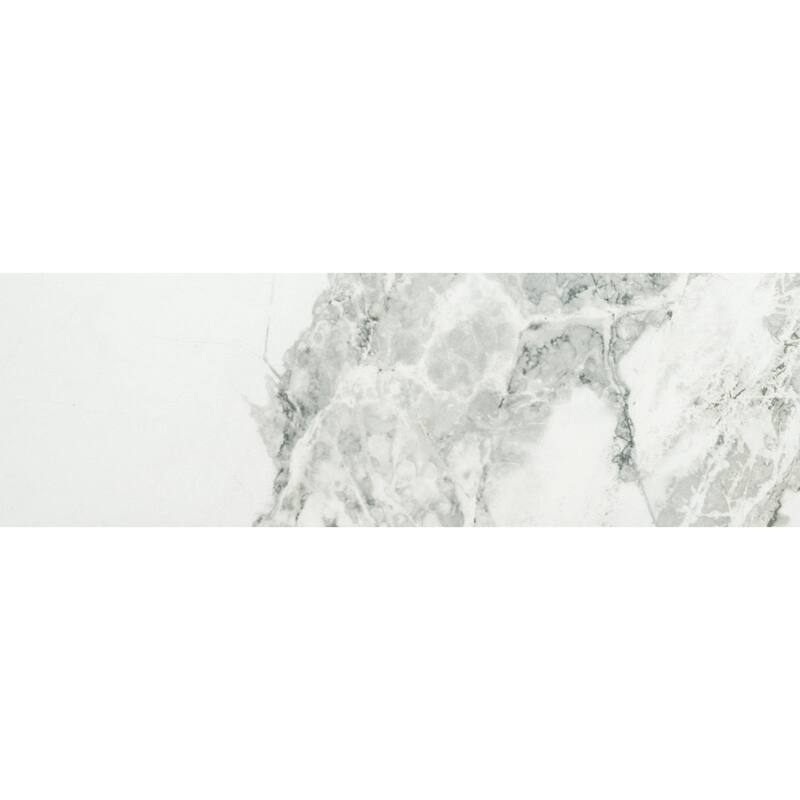 Penthouse 4x12 Polished Marble Look Porcelain Subway Tile - Floor, Wall