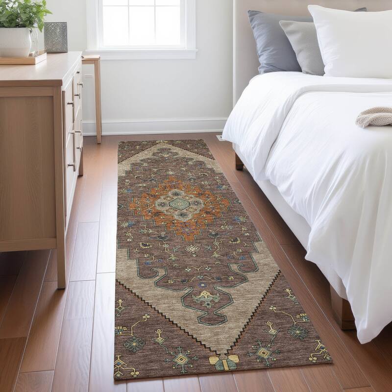 Machine Washable Indoor/ Outdoor Global Marrakesh Chantille Rug