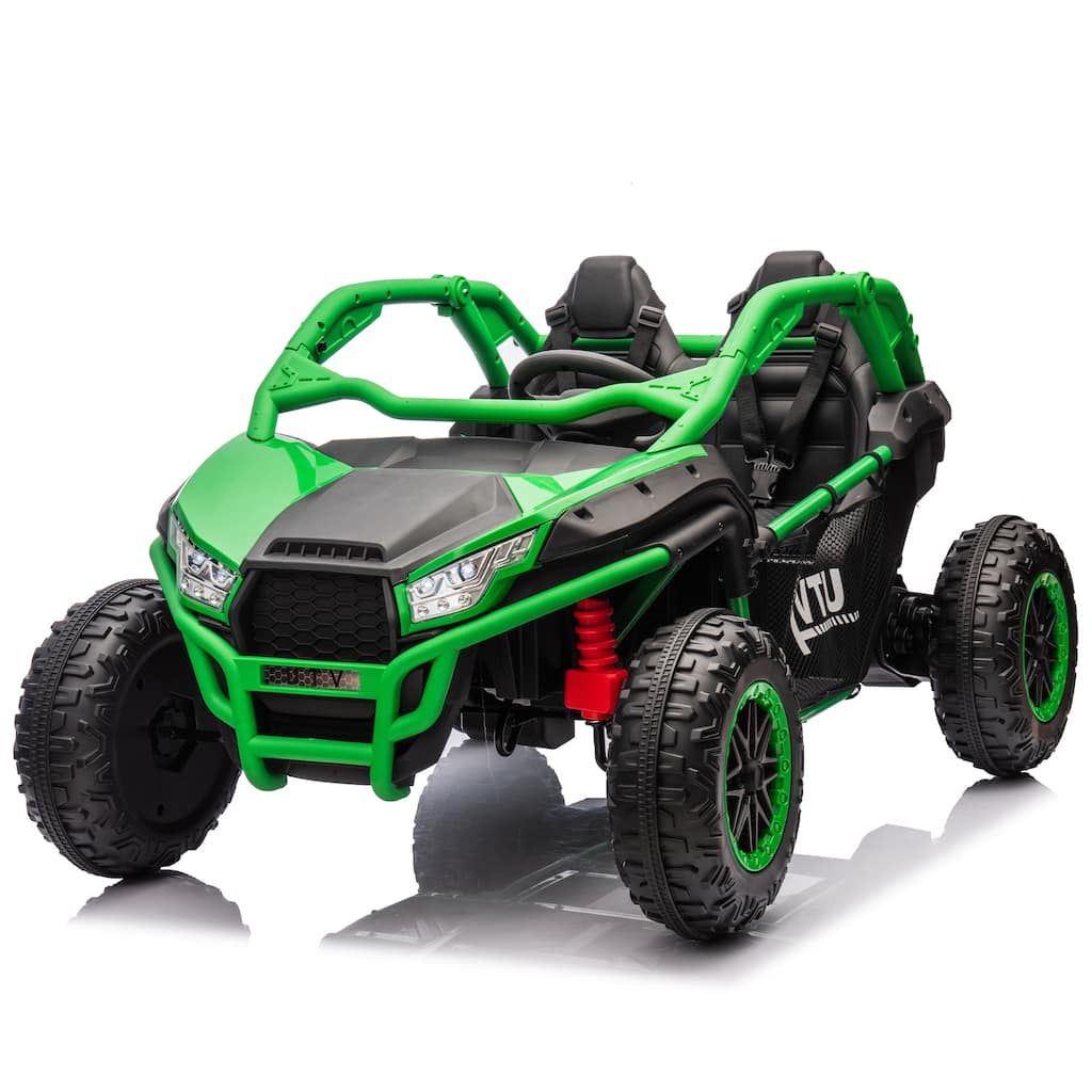 Green Remote Control Kids Ride on Car Electric Car Electric Vehicle