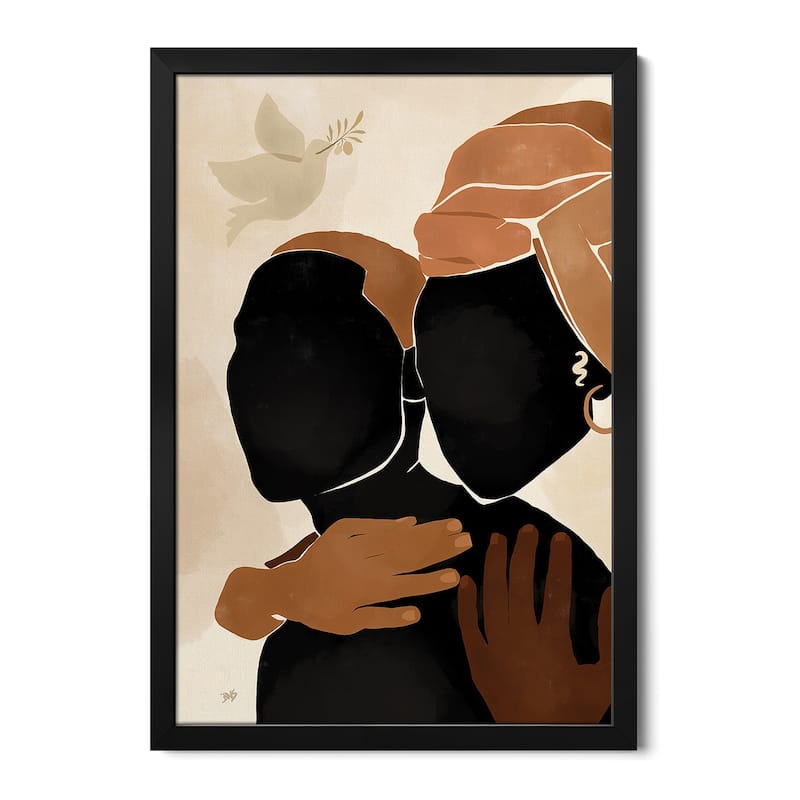 Protect Premium Framed Poster by Bria Nicole - Black - 24x32x1