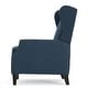 preview thumbnail 57 of 59, Wescott Wingback Pushback Recliner by Christopher Knight Home