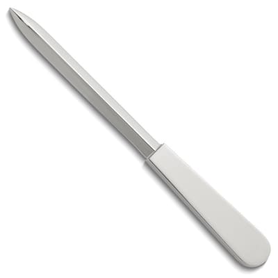 Curata Nickel-Plated Non-Tarnish Letter Opener - 1" x 7.25"