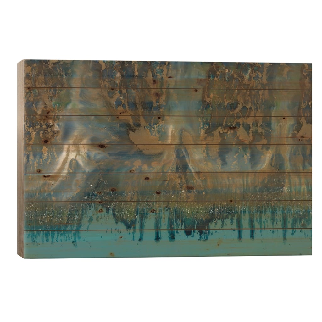 Upsurge Print On Wood by Blakely Bering - Multi-Color