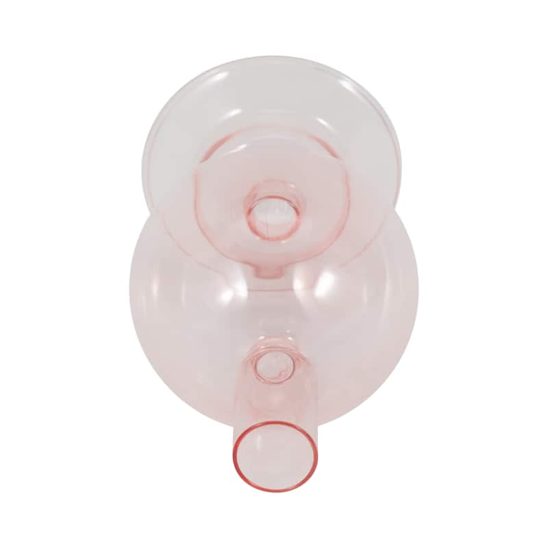 Sagebrook Home Glass Elegance - Illuminate Your Space with Unique Candle Holders - 4" x 4" x 7"