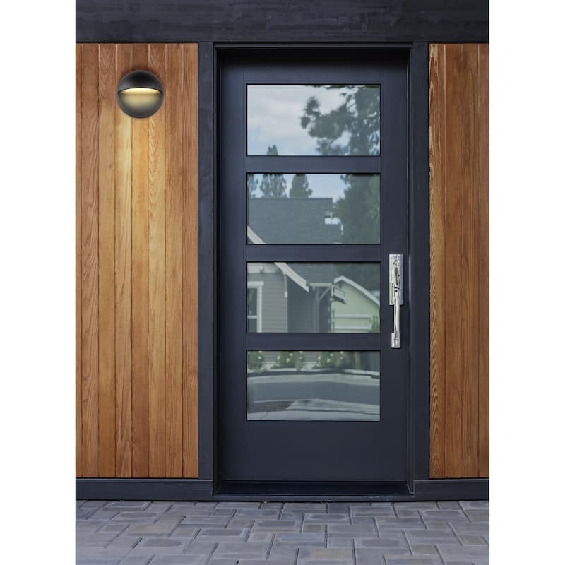 6.25" Outdoor Integrated LED Wall Sconce, by JONATHAN Y
