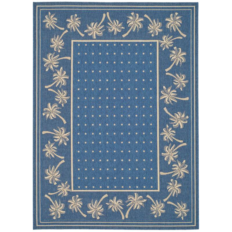 SAFAVIEH Courtyard Merilin Indoor/ Outdoor Geometric Area Rug