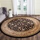 preview thumbnail 1 of 17, SAFAVIEH Lyndhurst Sojeva Traditional Oriental Rug 5'3" Round - Black/Ivory - Round