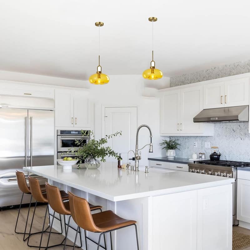 1 Pack light bulbs yellow light fixtures yellow pendant light - N/A