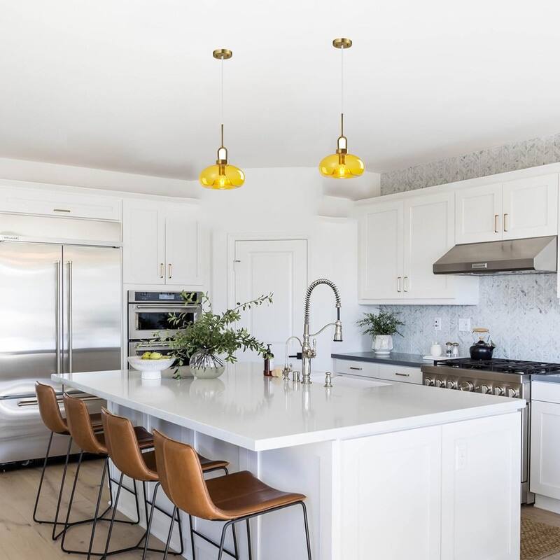 1 Pack light bulbs yellow light fixtures yellow pendant light - N/A