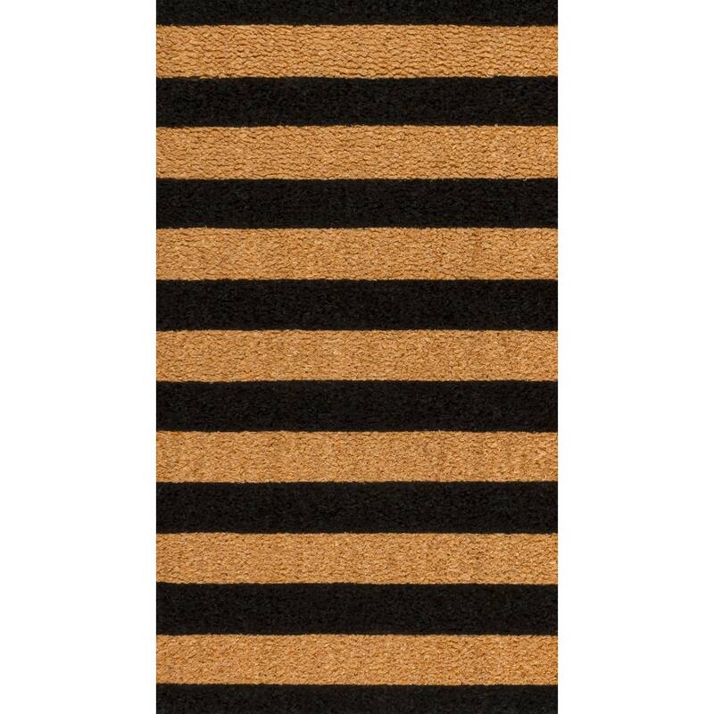 JONATHAN Y Classic Natural Coir Mat Indoor/Outdoor