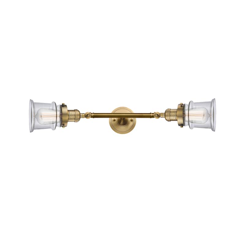 Innovations Lighting Small Canton 2 Light 25" Wide Bathroom Vanity