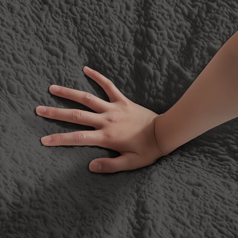 110" Cloud Sectional Couches for Living Room, Convertible L-Shape Couch with Ottoman, 3 Seater Modular Sectional Sofa