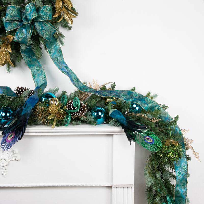 9' x 14" Blue Spruce Artificial Christmas Garland Unlit