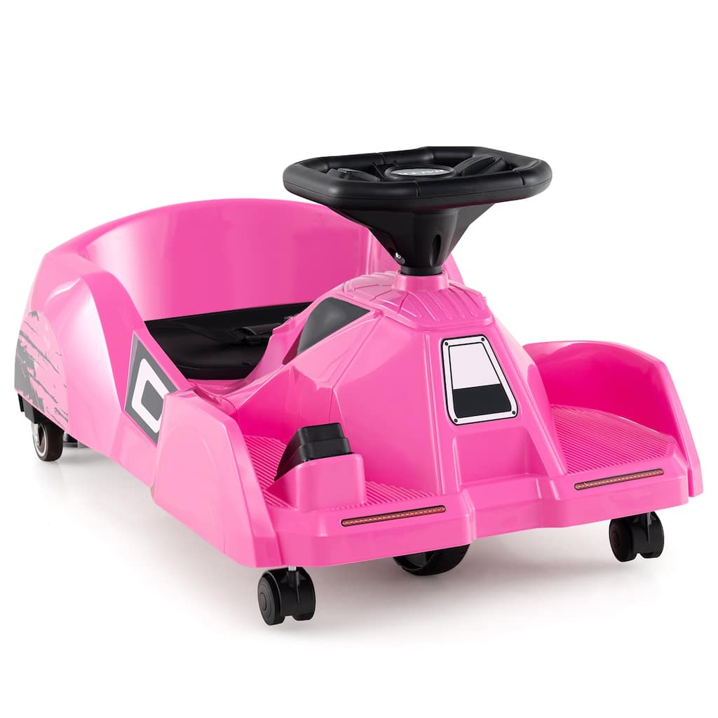 Kids 12V Ride on Car with Remote Control, Anti-Rollover Wheels Horn and USB Connectivity - 31" × 18" × 14" (L × W × H)