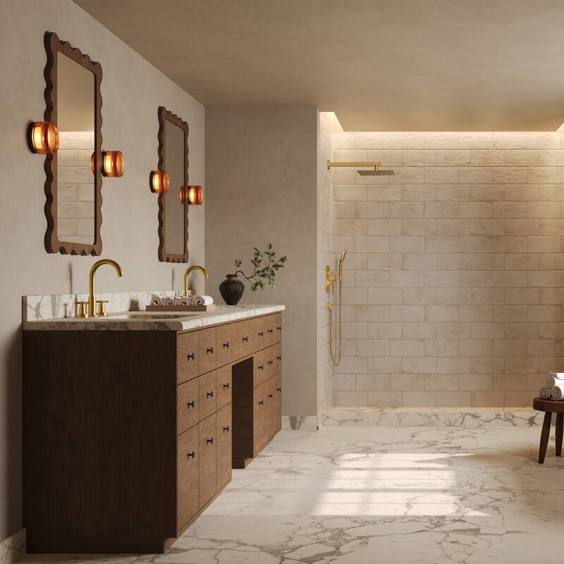 GRANDJOY 10" Dual Rain and Handheld Shower System with 3‑Mode Spray and Pressure‑Balanced Valve