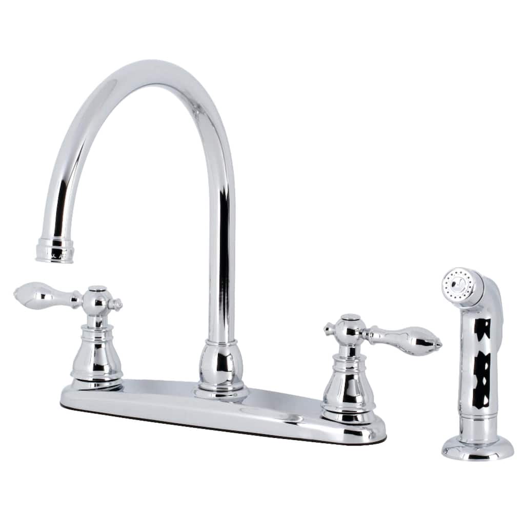 Kingston Brass American Classic 1.8 GPM Centerset Kitchen Faucet �