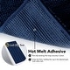 preview thumbnail 34 of 110, Deconovo Non Slip Chenille Striped Bath Mat Soft Durable