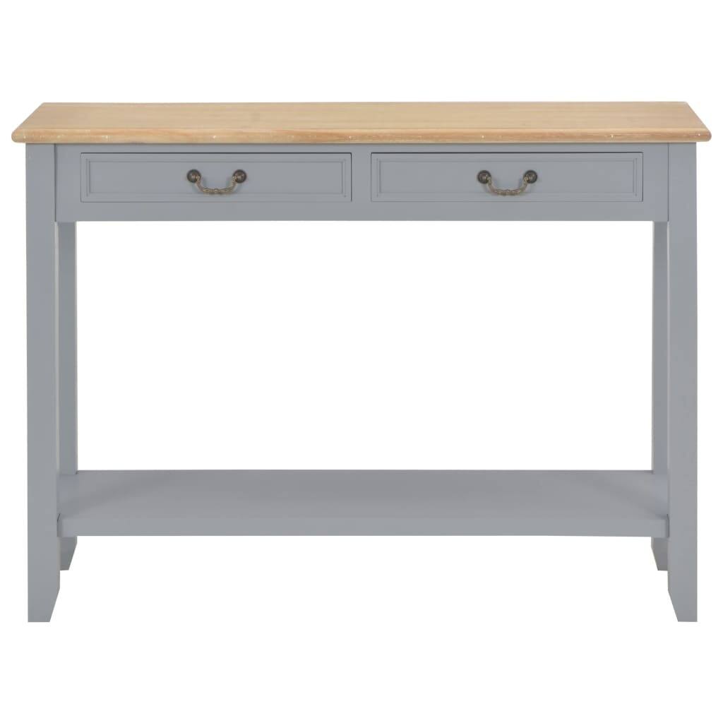 Console Table Gray 43.3"x13.7"x31.4" Wood - 43.3"
