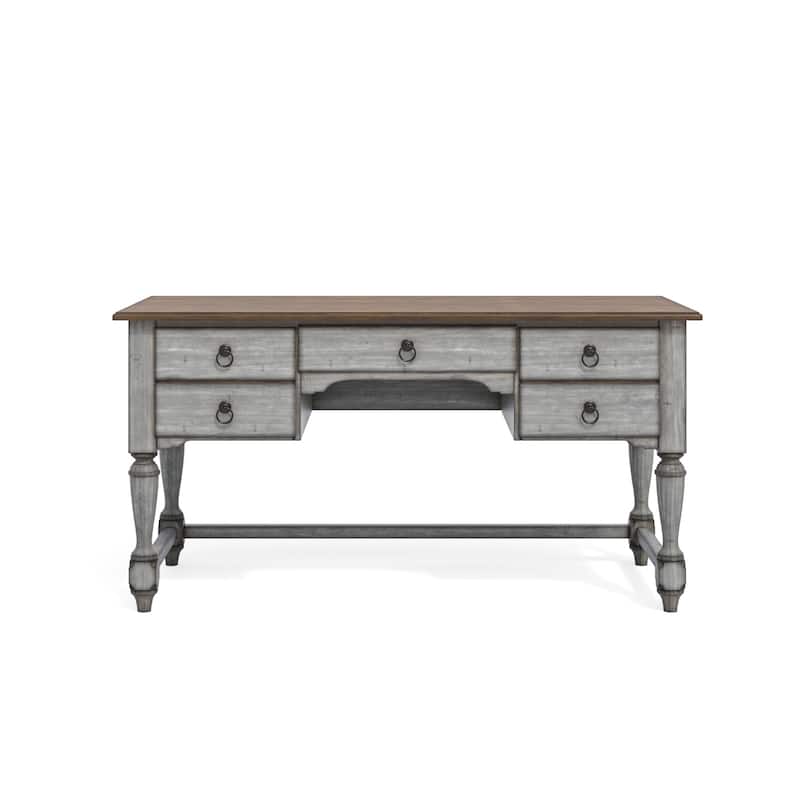 Plymouth Gray Writing Desk by Flexsteel