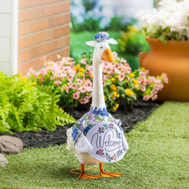 Porch Goose Outfit for Garden Statue