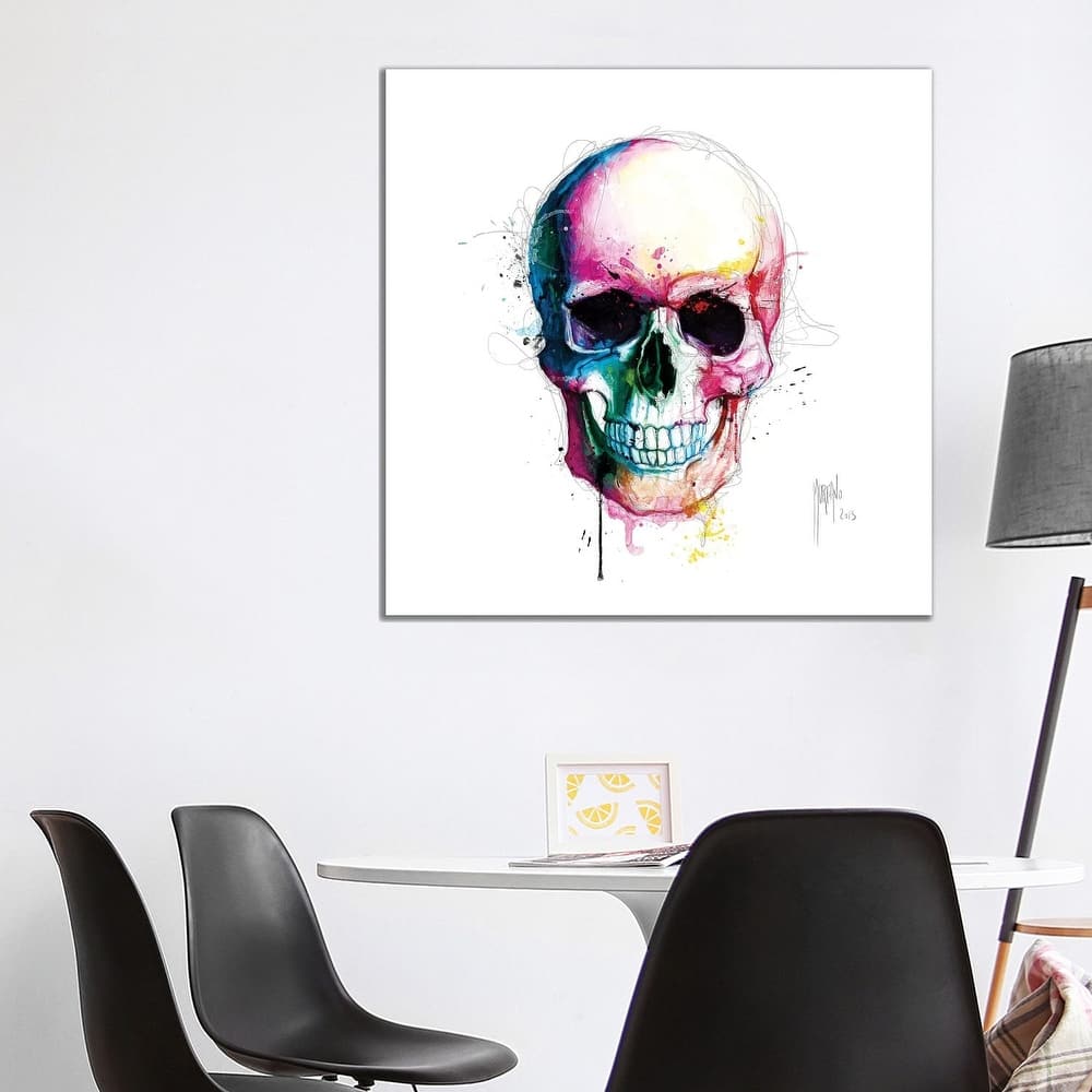 iCanvas "Angels Skull" by Patrice Murciano Canvas Print