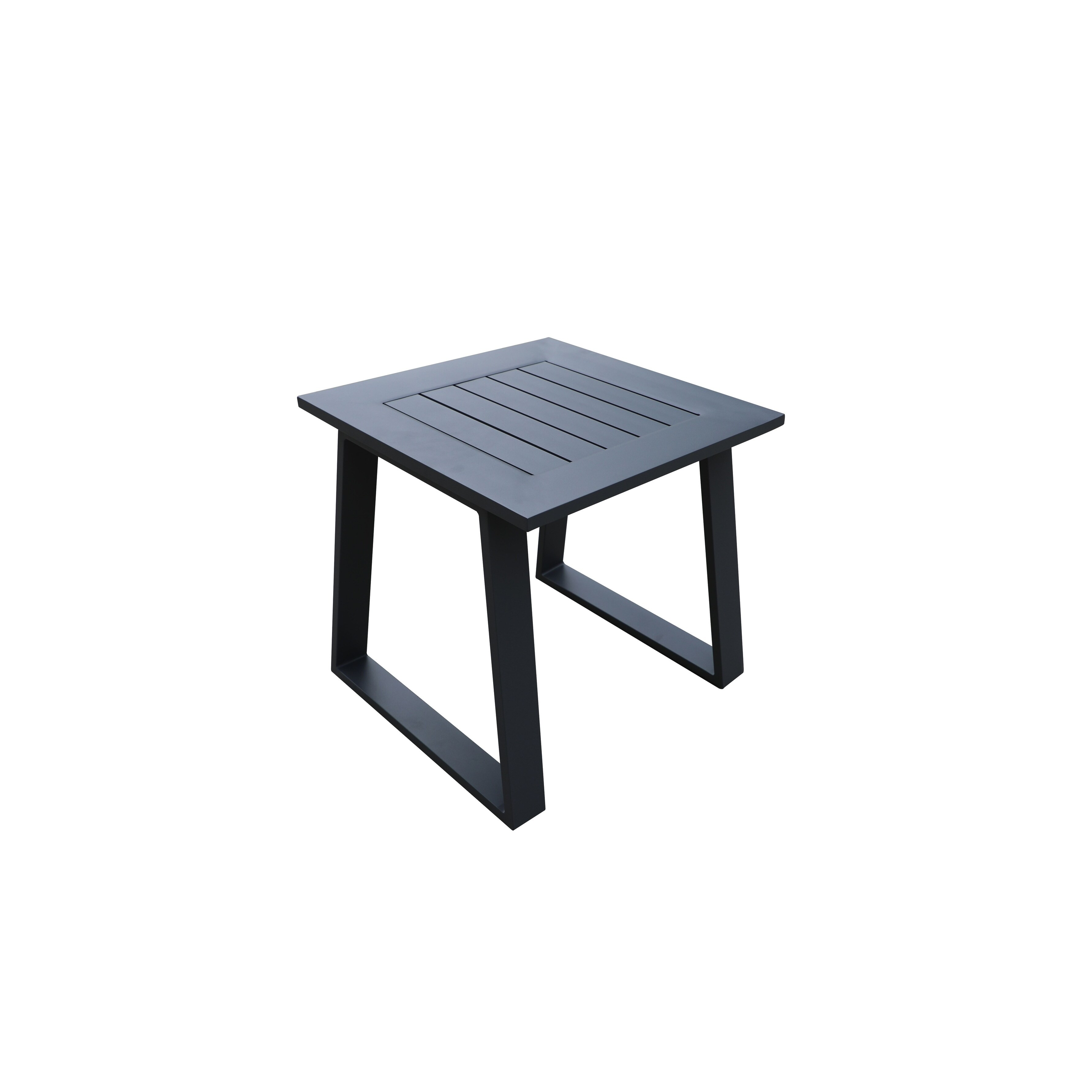 Shop Colorado Outdoor Patio Furniture By Gardennaire Cast Aluminum Square Side Table On Sale Overstock 28826445