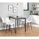 preview thumbnail 21 of 48, Silver Orchid Naldi Contemporary Black Counter Stool (Set of 2) - N/A