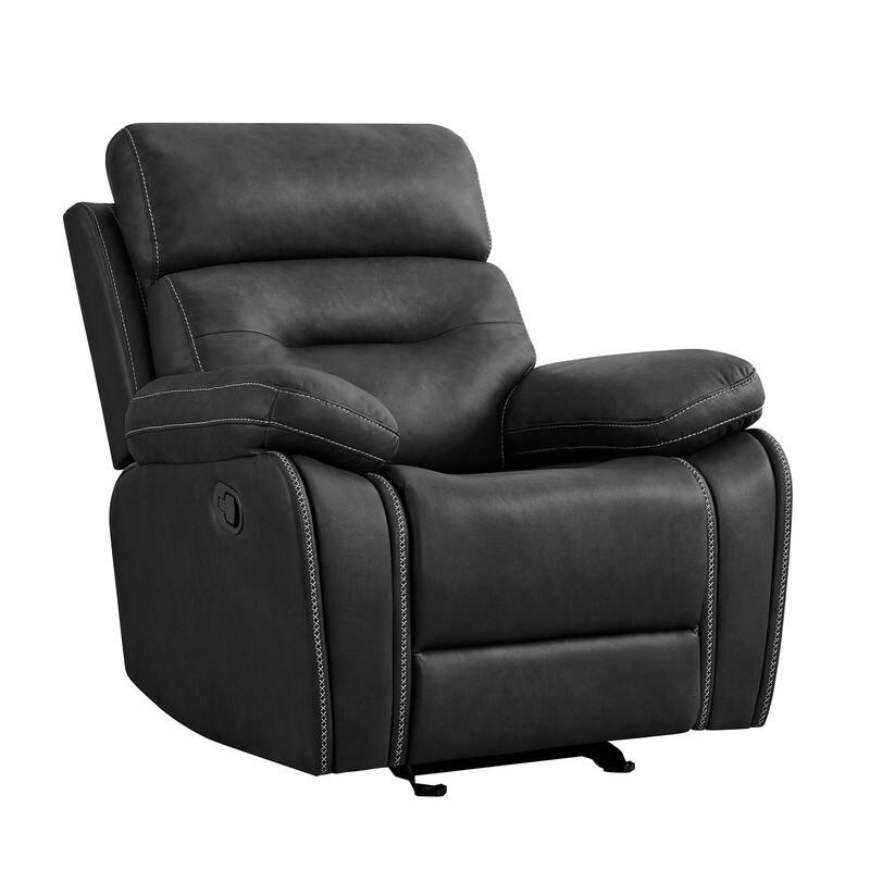 Spruce & Spring Lauren Manual Recliner Glider Rocker Chair for Living Room