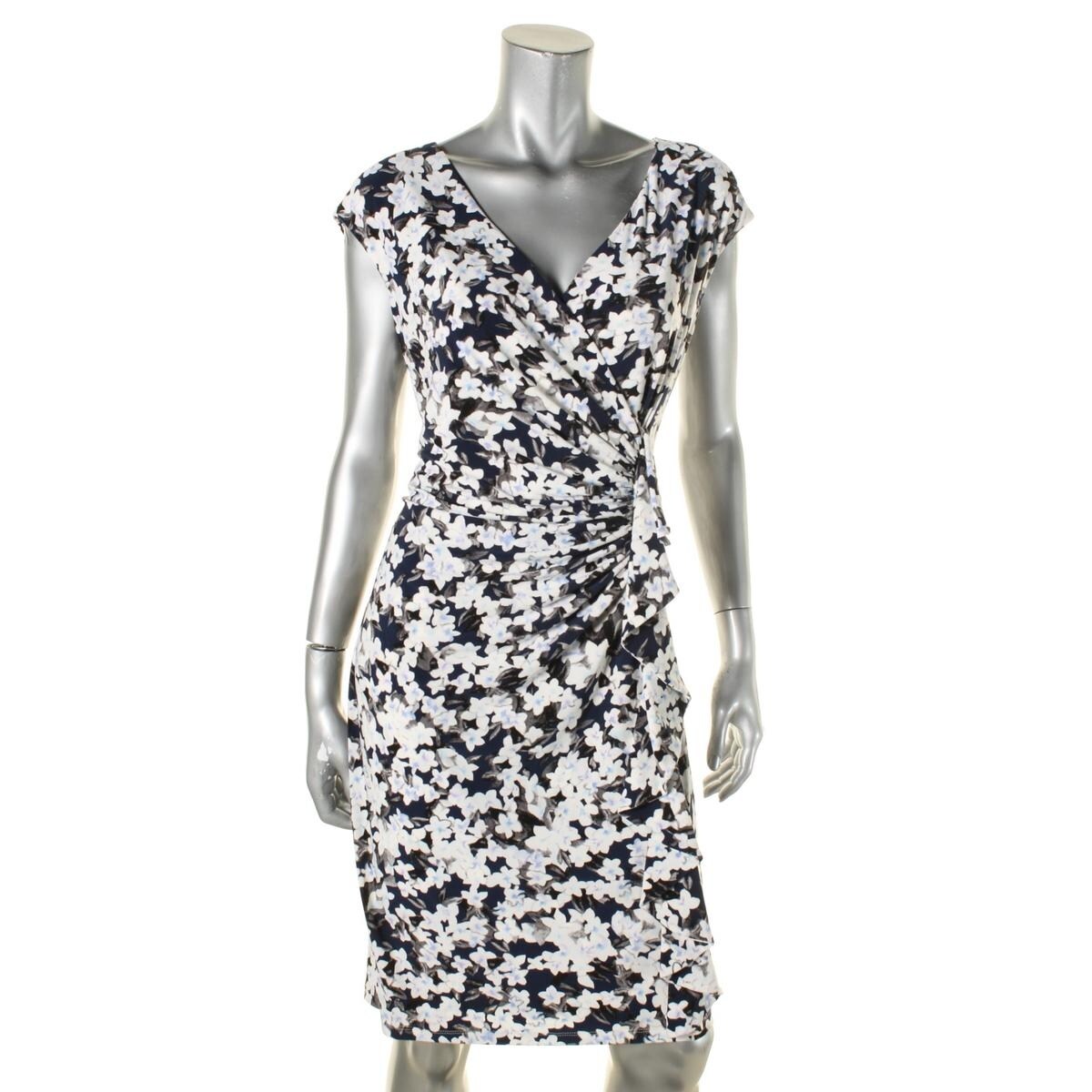 Shop American Living Womens Casual Dress Floral Print Sleeveless Free Shipping Today Overstock 16796606