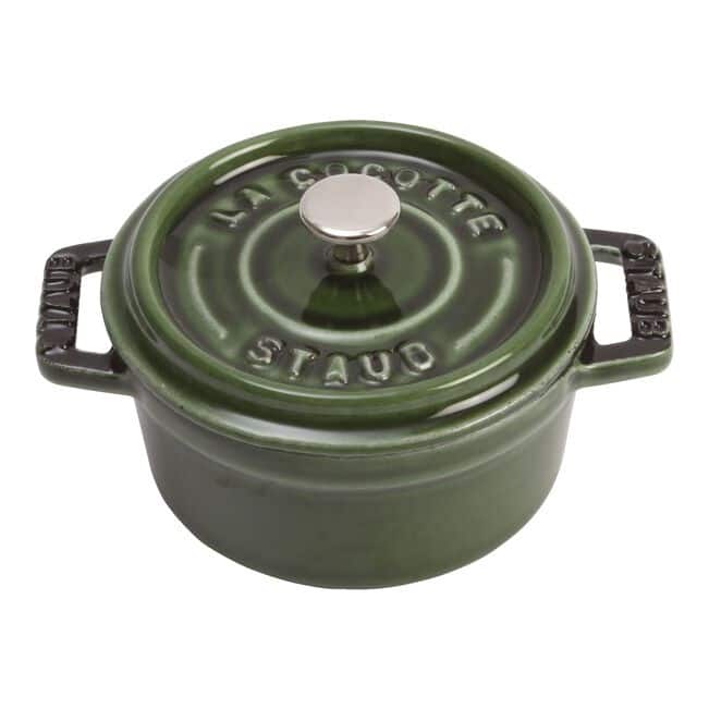 STAUB Cast Iron 0.25-qt Mini Round Cocotte