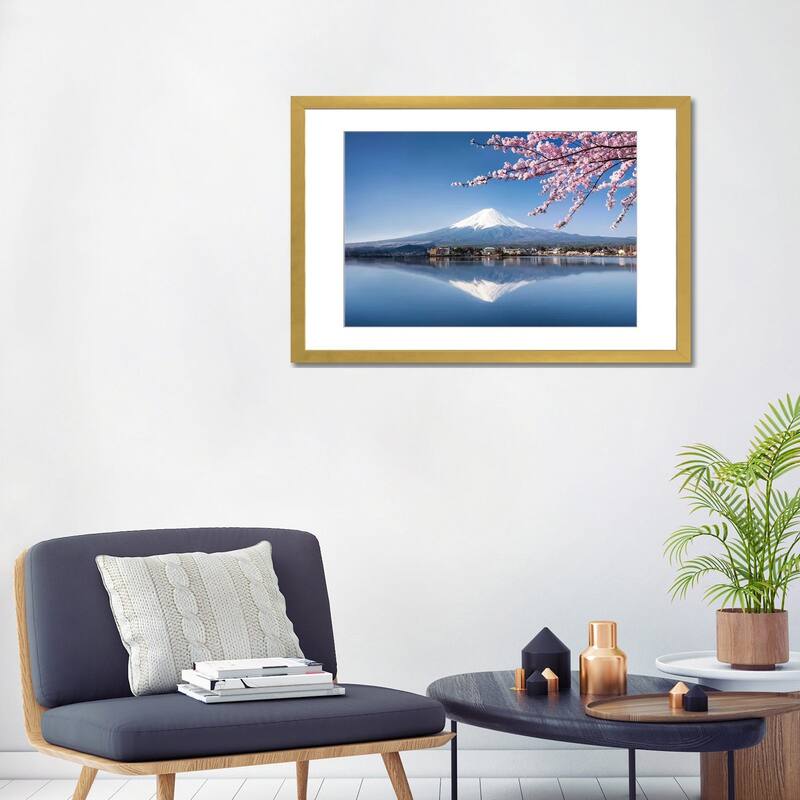 iCanvas "Mount Fuji In Spring" by Jan Becke PFA