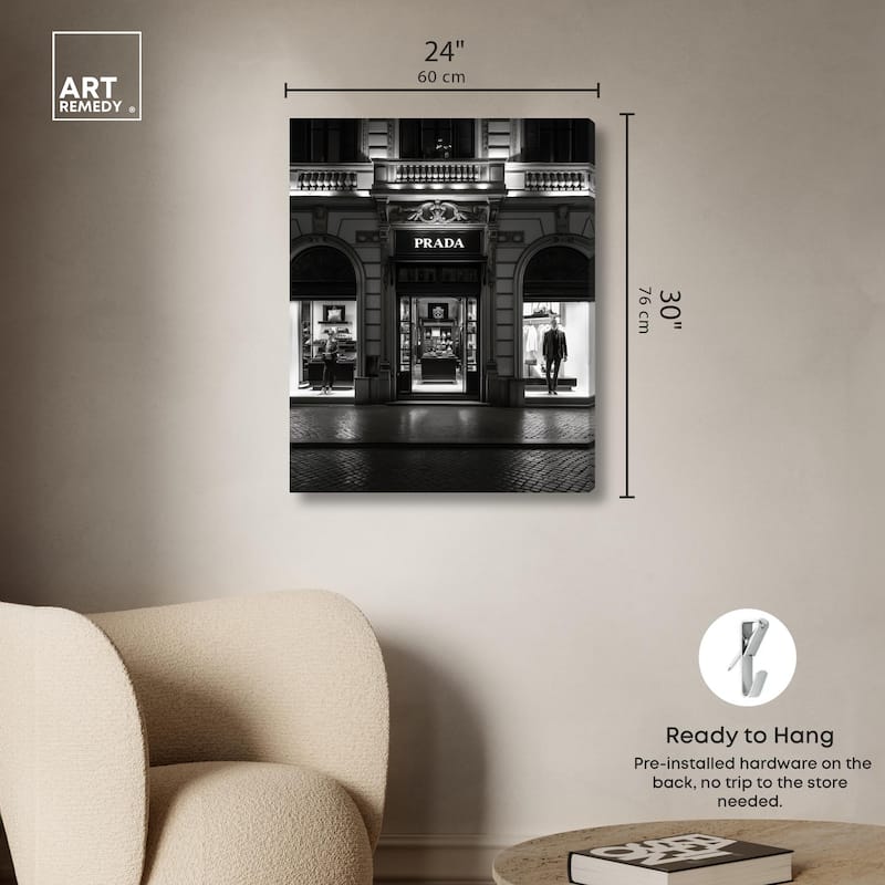 Fashion Presence Canvas by Art Remedy, Gallery Wrapped