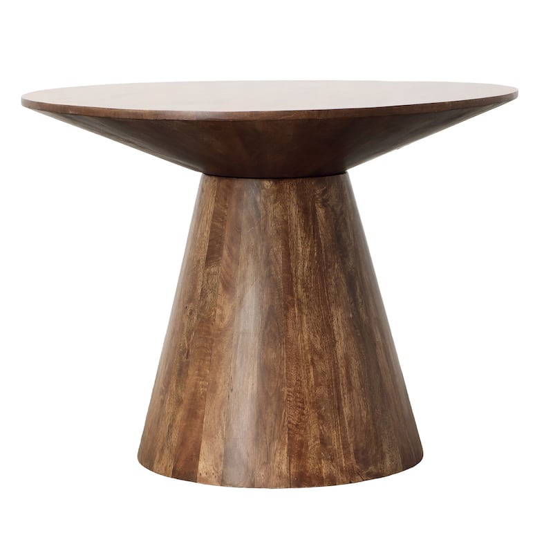 Chelsea 40" Wide Mango Wood Dining Table, Medium Brown