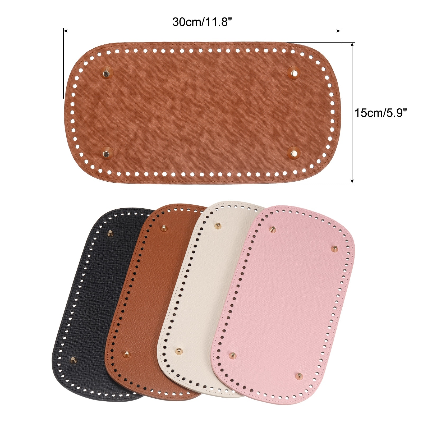 Leather Bag Bottom Shaper, DIY PU Purse Shaper Bag Bottom with Hole for Purse DIY Bag Making Accessories