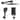 High-Pressure Rain Shower System, Shower Faucet Set 10" Rainfall Shower Head with 3-Function Handheld Spray