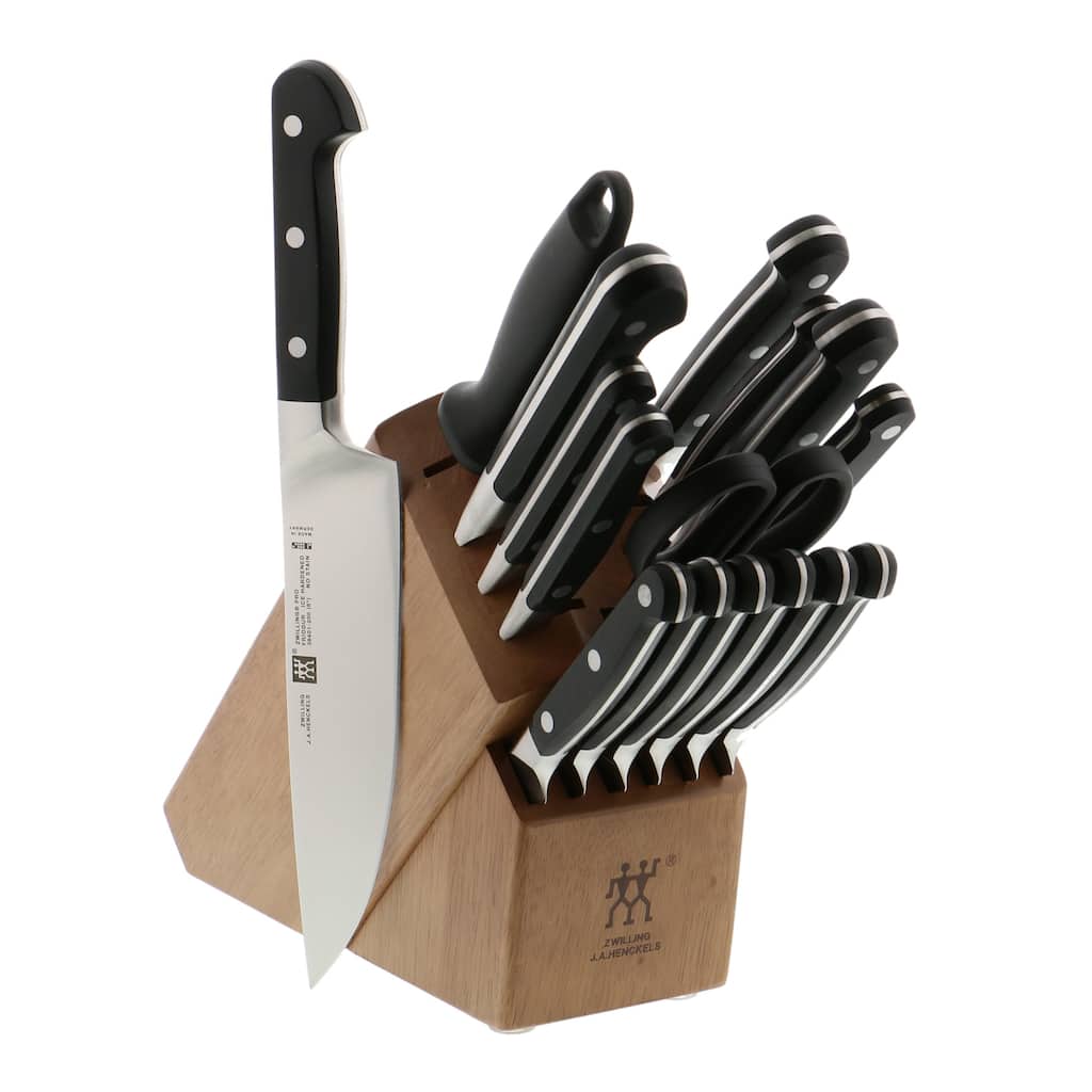 ZWILLING Pro 17-pc Knife Block Set - Black