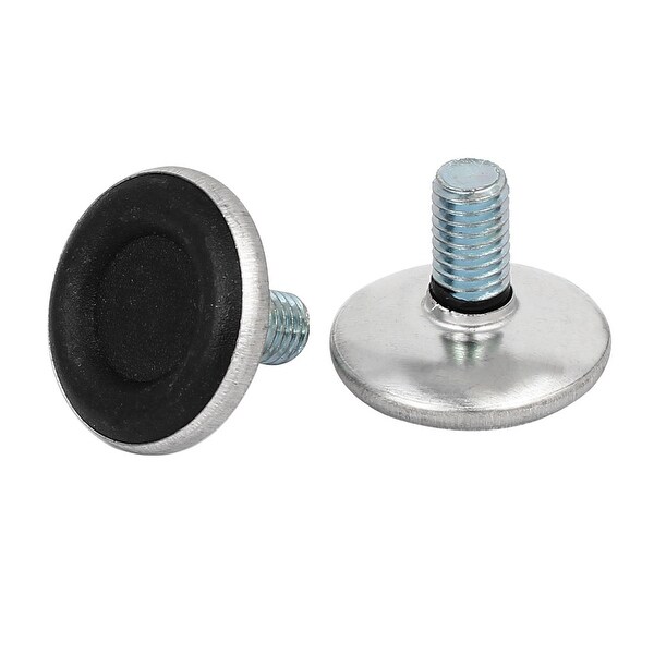 1//2/" /& 1/" 16 Adjustable Threaded Nickel-based Furniture Stem Glide Levelers
