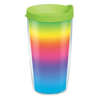 Tervis Rainbow Flavor Ombre Made in USA Double Walled Insulated Travel Tumbler, Classic