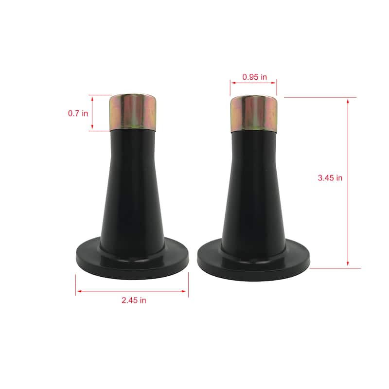 Replacement Heavy-Duty Plastic Bedframe Glides (Set of 4)