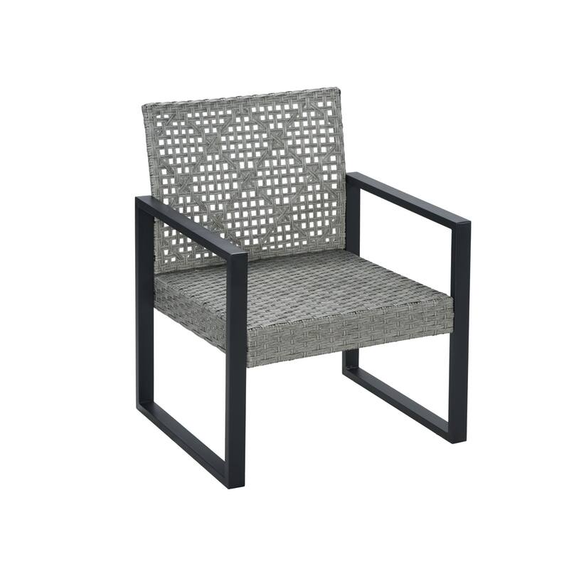 4-Piece Patio Furniture Set chair Gray