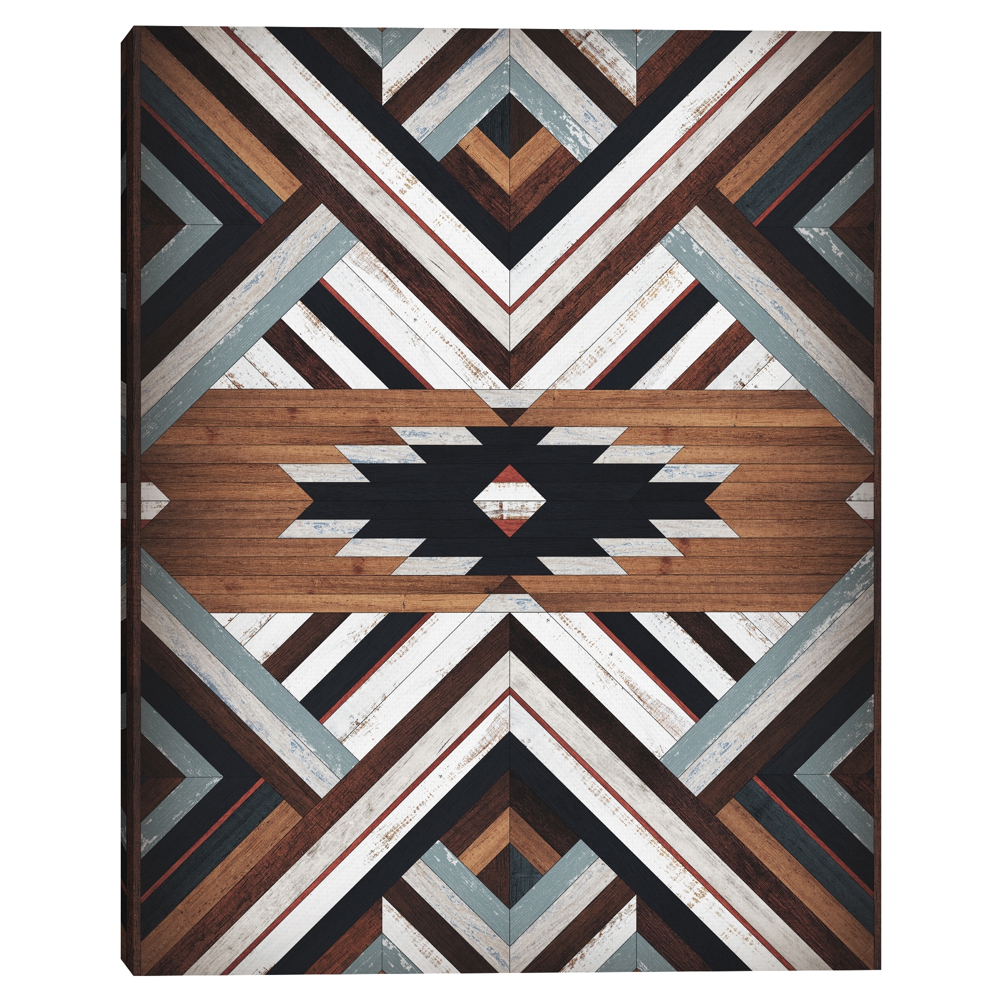 Tribal Wood Pattern by Belle Maison Canvas Art Print