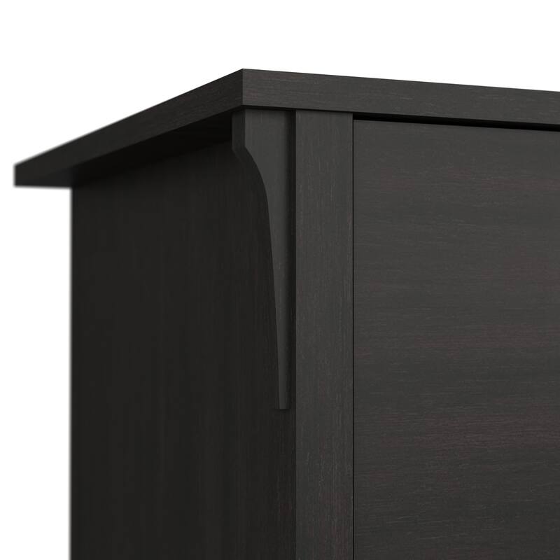 Bush Furniture Salinas 60W L Shaped Desk with Drawers and Storage