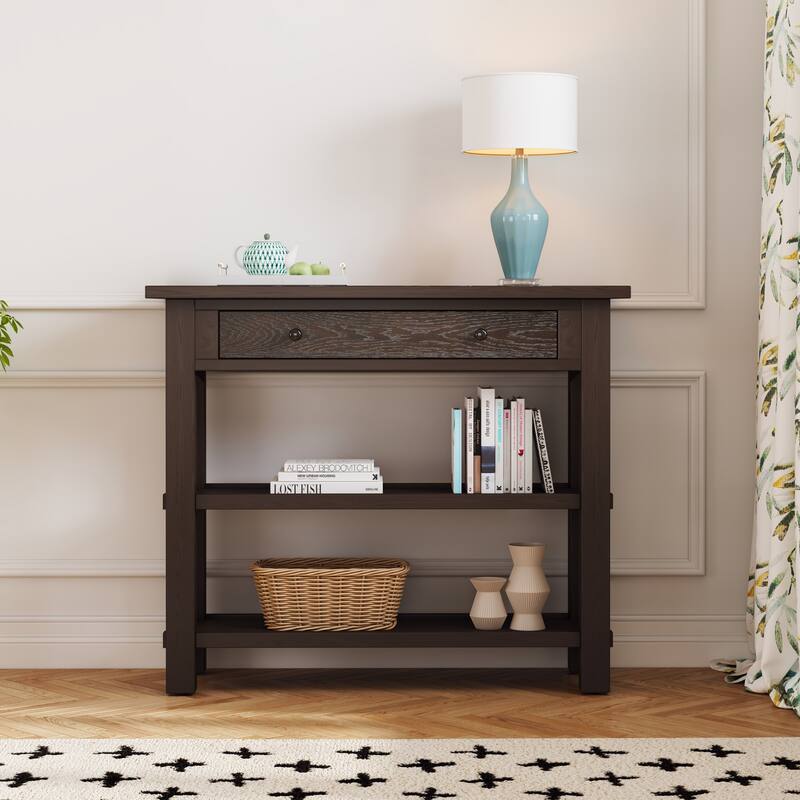 Modern Storage Entryway Table