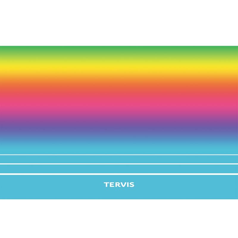 Tervis Traveler Rainbow Flavor Ombre Triple Walled Insulated Travel Tumbler, Stainless Steel